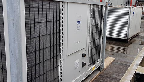 Production Line Cooling - CRS 100kW Chiller and CRS 100kW AHU